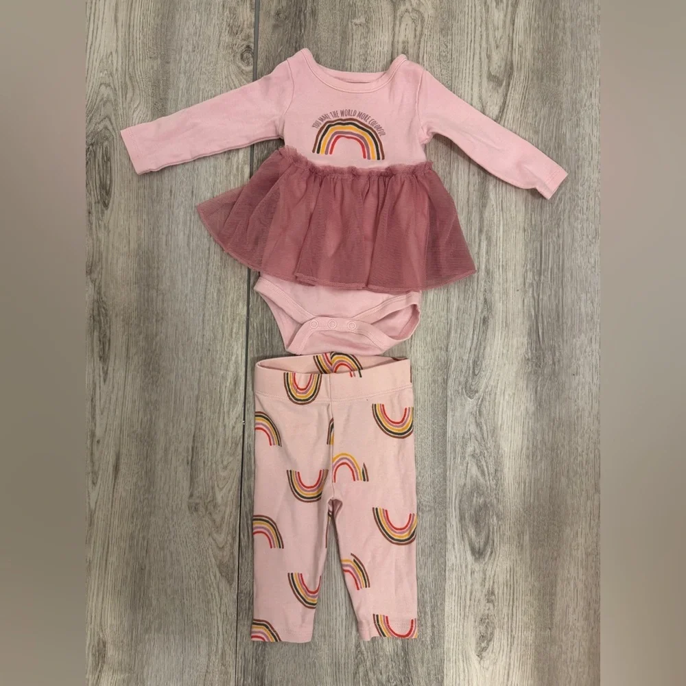 Okie Dokie Pink Rainbow Kids Matching Set